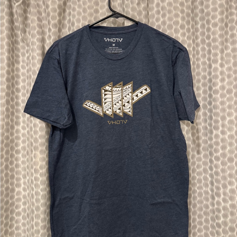 ALOHA Collection Blue Short Sleeve Tee